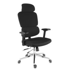 Kancelářská ergonomická židle Neoseat ROBIN — černá, nosnost 150 kg