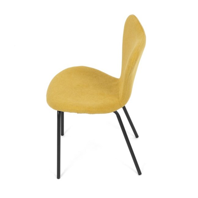 Jídelní židle JULES — kov, látka, více barev - Barevné varianty jídelní židle JULES: Světle šedá