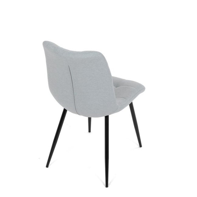 Jídelní židle MONDE — kov, látka, více barev - Barevné varianty jídelní židle MONDE: Stříbrná