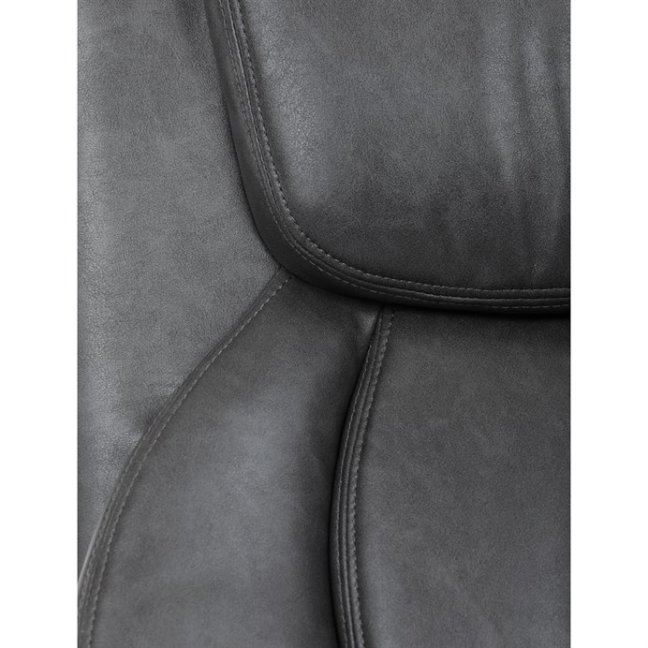 Kancelářské křeslo RYZAR — ekokůže, šedá