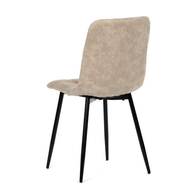 Jídelní židle THEO III — kov, látka vintage, více barev - Barevné varianty židle THEO III: Černá