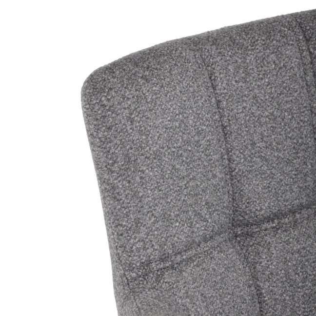 Jídelní křeslo LYON — kov, látka, více barev - Barevné varianty jídelního křesla LYON: Tmavě šedá