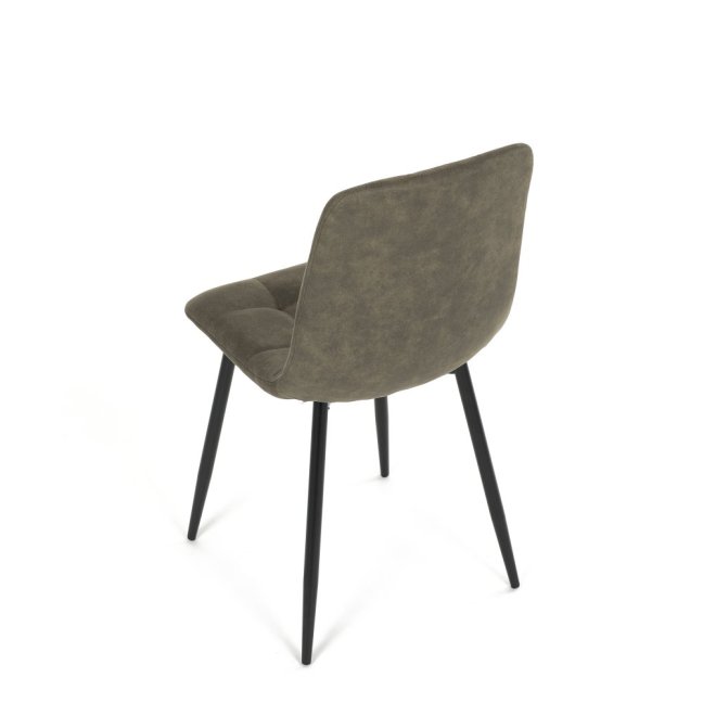 Jídelní židle THEO III — kov, látka vintage, více barev - Barevné varianty židle THEO III: Černá