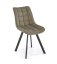 Jídelní židle MIHA — kov, látka, více barev - Barevné varianty jídelní židle MIHA: Olivová