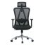 Kancelářská ergonomická židle Neoseat BOROSI — černá, nosnost 150 kg
