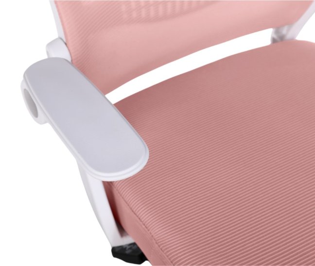Dětská otočná židle Neoseat JUNI 011 — látka, růžová