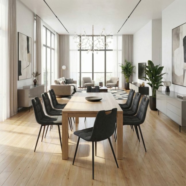 Jídelní židle KLAUDIUS — kov, látka, nosnost 150 kg, více barev - Barevné varianty jídelní židle KLAUDIUS: Šedá