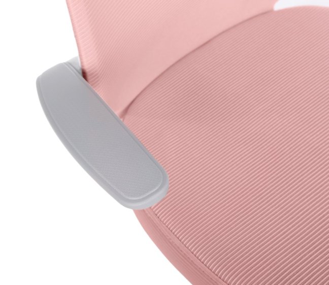 Dětská otočná židle Neoseat JUNI 012 — látka, růžová