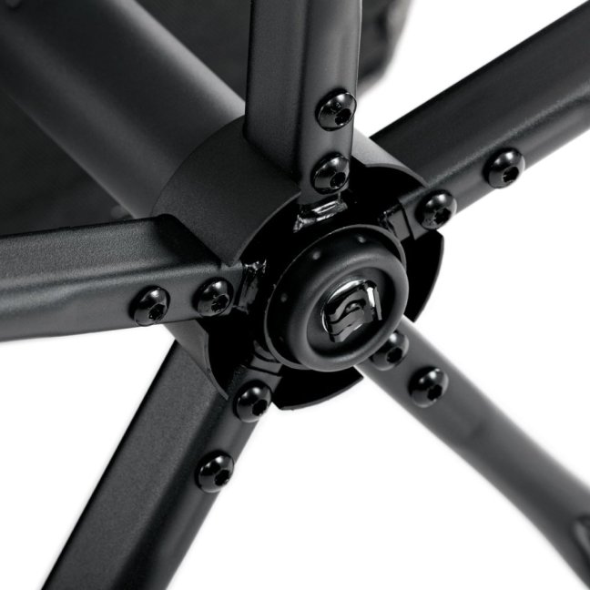 Kancelářské křeslo EBRO — látka, šedá