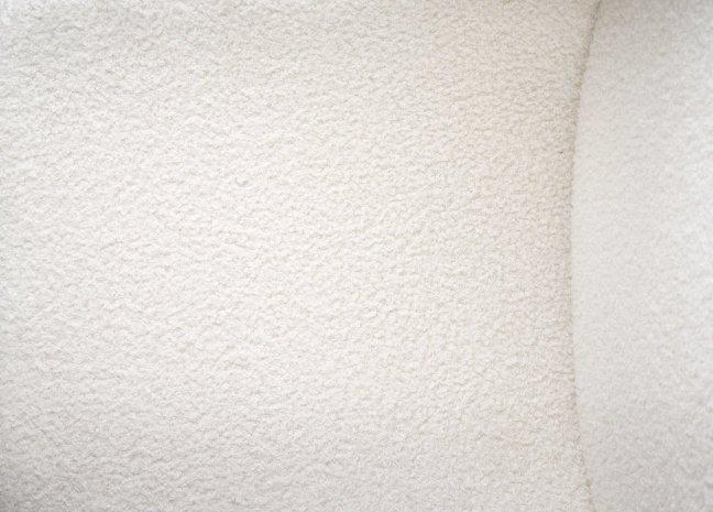 Jídelní židle SOURIS — kov, látka, krémová