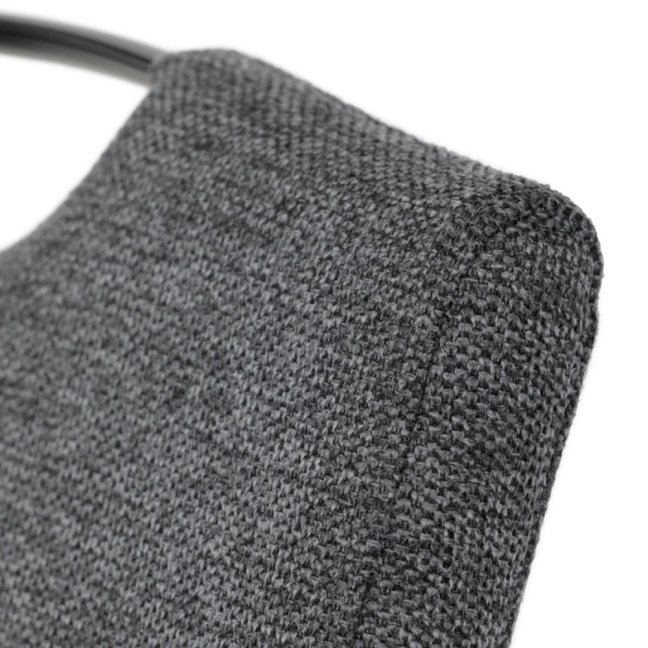 Jídelní židle MARLENE — kov, látka, více barev - Barevné varianty jídelní židle MARLENE: Šedá