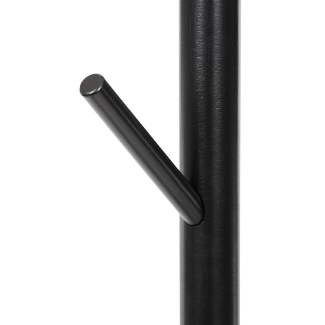 Stojanový věšák TRUDI — masiv, černá