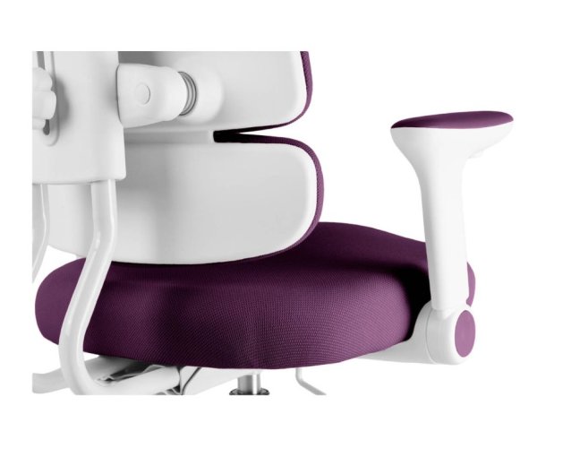 Dětská rostoucí židle Neoseat KIDDY THREE — látka, pratelný potah, fialová