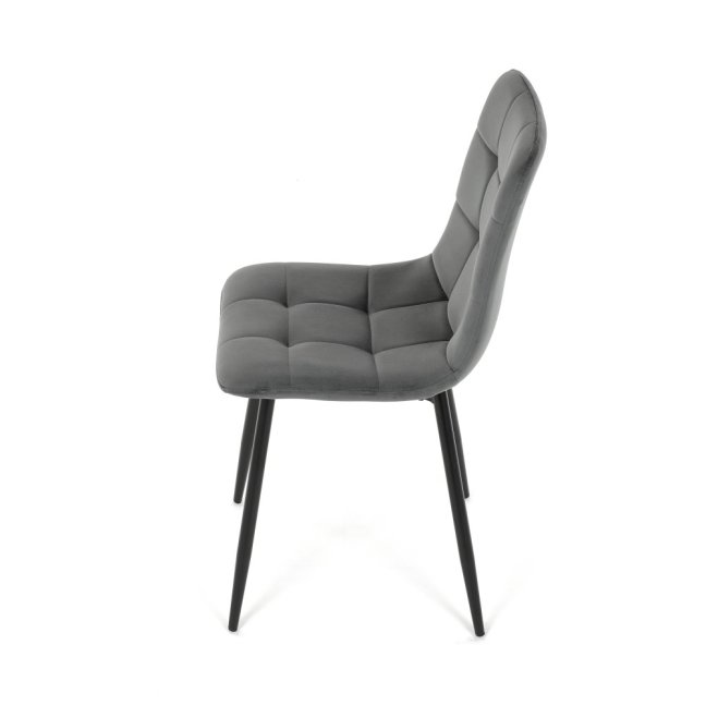 Jídelní židle THEO II — kov, samet, více barev - Barevné varianty židle THEO II: Modrá