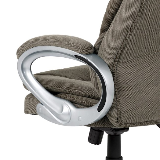 Kancelářské křeslo JERRY — látka, tmavě šedá