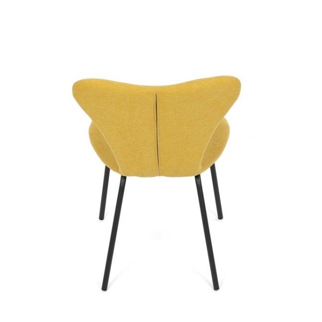 Jídelní židle JULES — kov, látka, více barev - Barevné varianty jídelní židle JULES: Světle šedá