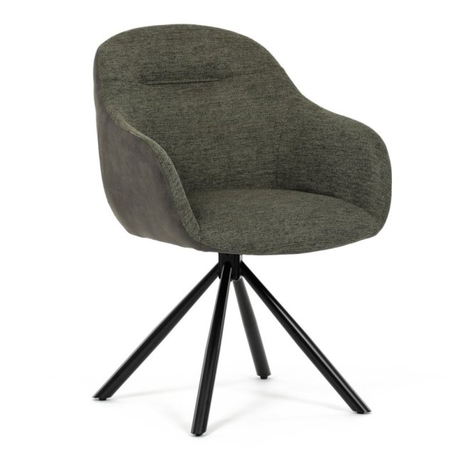 Jídelní otočné křeslo HILARY — kov, látka, šedá / více barev - Barevné varianty jídelního křesla HILARY: Šedá