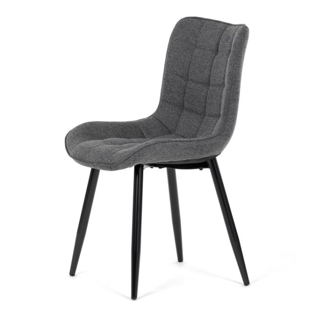 Jídelní židle PAELA — kov, látka, více barev - Barevné varianty jídelní židle PAELA: Světle šedá