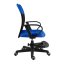 Dětská židle Neoseat MONKEY s podnoží — látka, černá / tmavě modrá