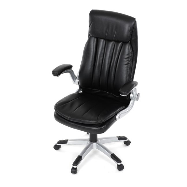 Kancelářské křeslo KURO — ekokůže, černá