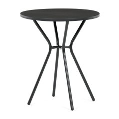 Zahradní stolek BAROG — kov, plast, černá