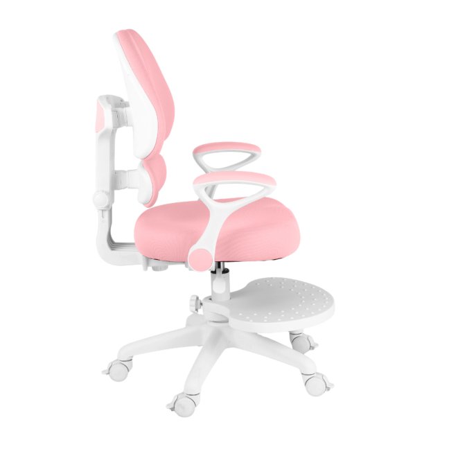 Dětská rostoucí židle Neoseat KIDDY TWO — látka, pratelný potah, růžová
