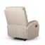 Relaxační polohovací TV křeslo VELORA — látka, béžová, nosnost 130 kg