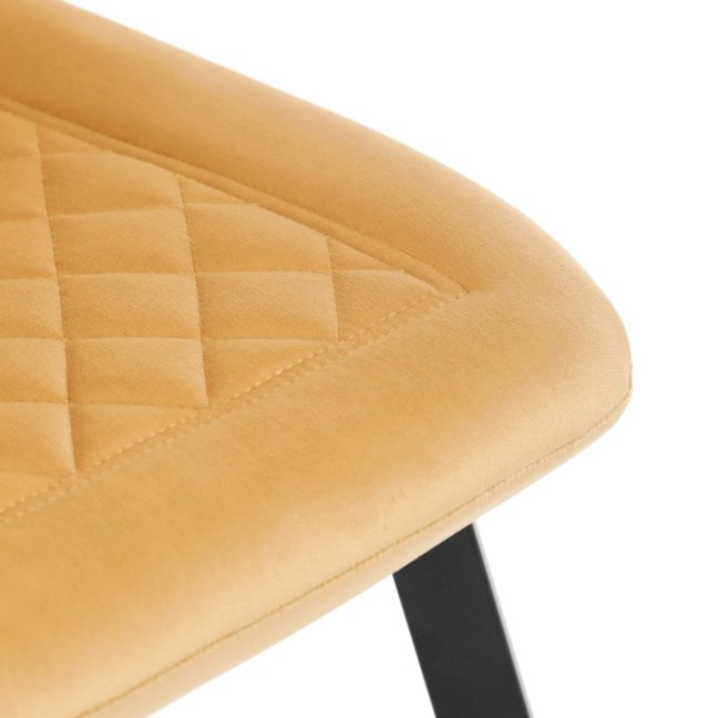 Jídelní židle PAIGE — kov, samet, více barev - Barevné varianty jídelní židle PAIGE: Černá