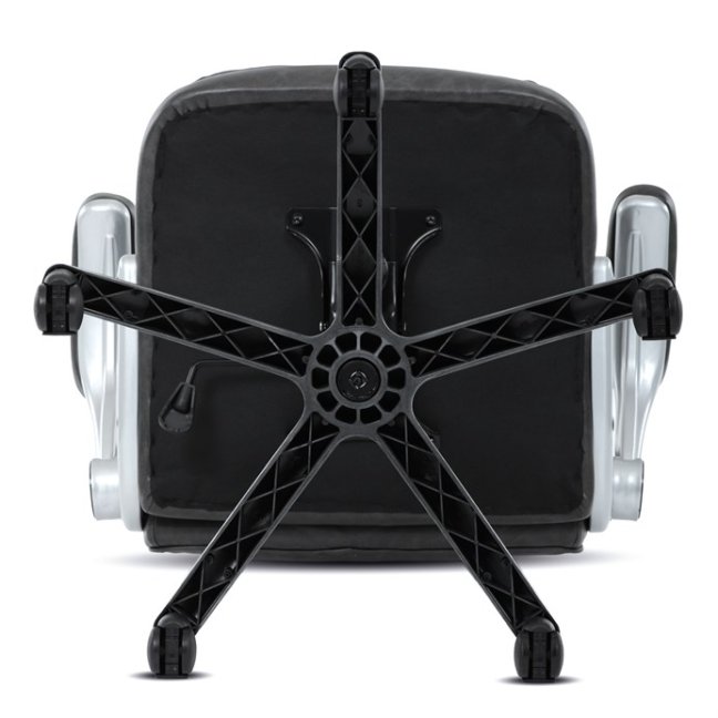 Kancelářské křeslo KURO — ekokůže, šedá