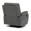Relaxační křeslo BENNY s elektrickým polohováním — látka, šedá