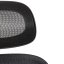 Kancelářská ergonomická židle GRANT — síť, látka, černá