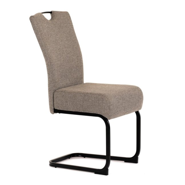 Jídelní židle MARLENE — kov, látka, více barev - Barevné varianty jídelní židle MARLENE: Šedá