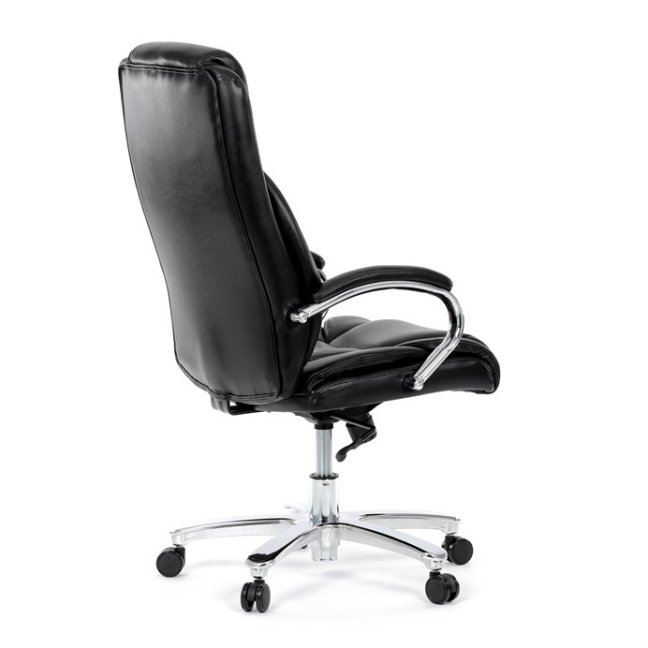 Kancelářské křeslo RYZAR — ekokůže, černá