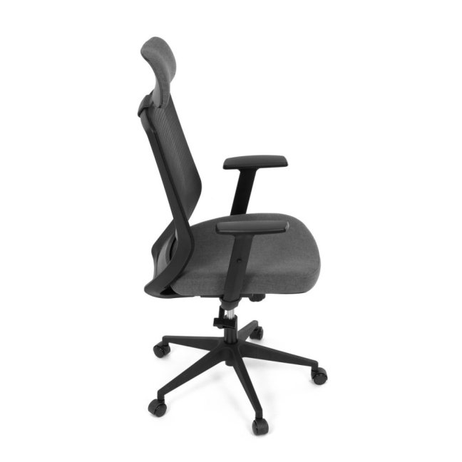Kancelářská ergonomická židle SENA — látka, černá
