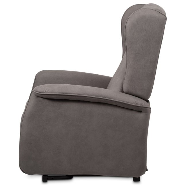 Relaxační křeslo ušák TELMAR s elektrickým polohováním — 2 motory, látka, béžová