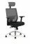 Kancelářská ergonomická židle ADMIRAL — síť / látka, černá
