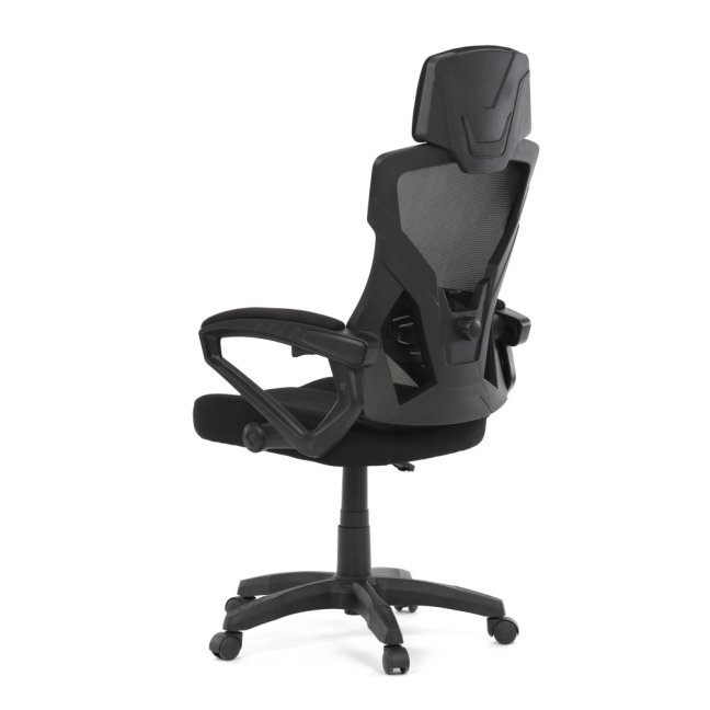 Kancelářská otočná židle SANTOS — látka, černá