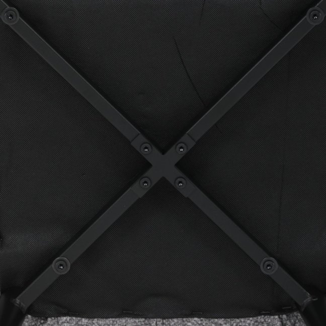 Jídelní křeslo LYON — kov, látka, více barev - Barevné varianty jídelního křesla LYON: Tmavě šedá