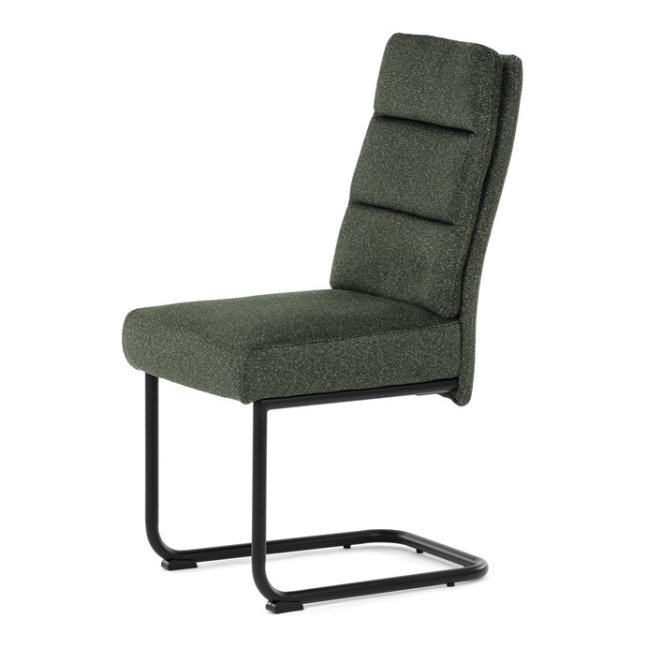 Jídelní židle BOND — kov, látka, více barev - Barevné varianty židle BOND: Zelená