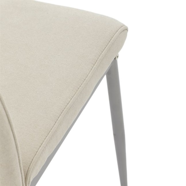 Jídelní židle MAUS — kov, látka, více barev - Barevné varianty jídelní židle MAUS: Krémová