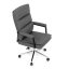 Kancelářské křeslo DARGO — ekokůže, tmavě šedá
