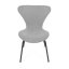 Jídelní židle JULES — kov, látka, více barev - Barevné varianty jídelní židle JULES: Světle šedá