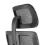 Kancelářská ergonomická židle Neoseat SPINO — látka, černá, nosnost 150 kg