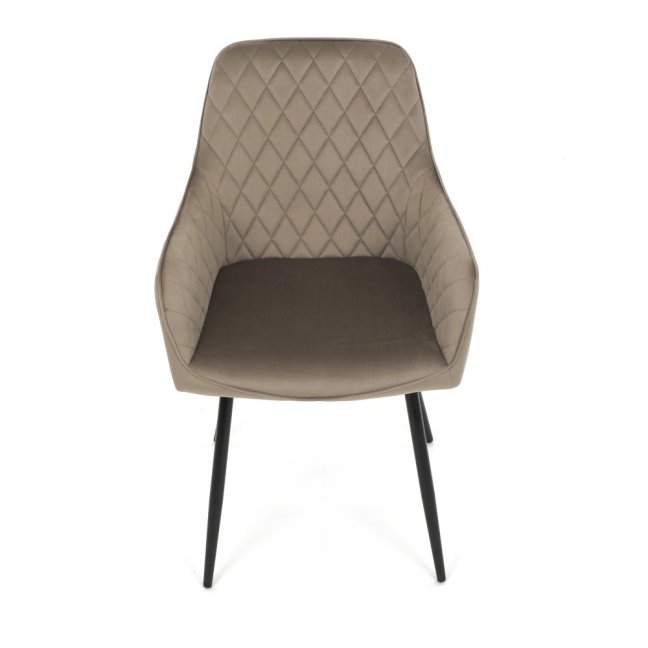 Jídelní křeslo CINDY — samet, černá / více barev - Barevné varianty židle CINDY: Modrá