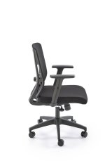 Kancelářská otočná židle PAREDES — síť / látka, černá