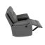Relaxační křeslo BENNY s elektrickým polohováním — látka, šedá