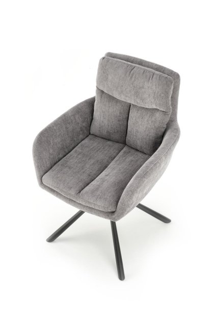 Jídelní otočné křeslo KORNY — kov, látka, více barev - Barevné varianty jídelní křesla KORNY: Olivová