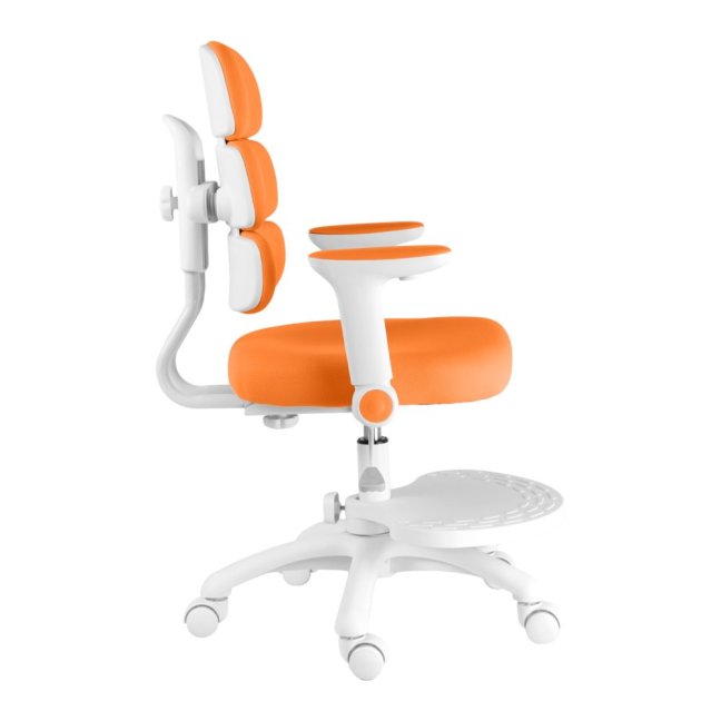 Dětská rostoucí židle Neoseat KIDDY THREE — látka, oranžová