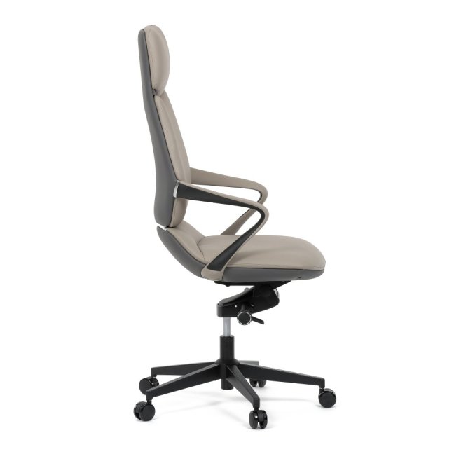 Kancelářské křeslo ZOTTO — ekokůže, šedá