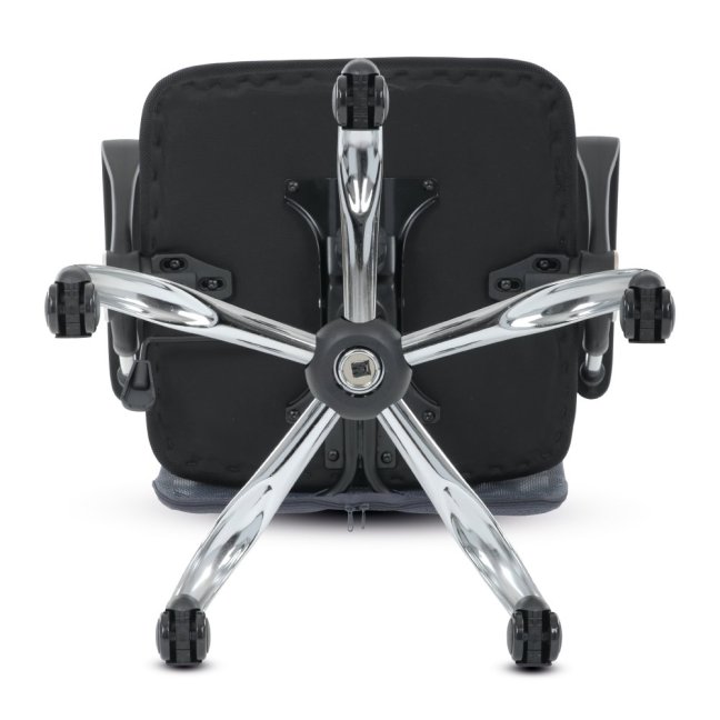 Kancelářská otočná židle MALFE — látka, šedá